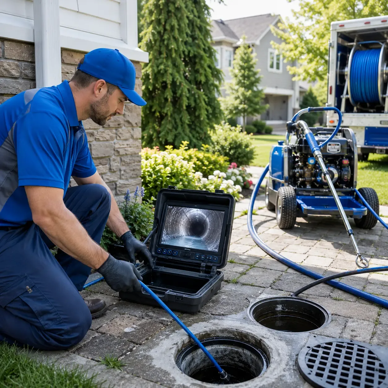 Outdoor drain cleaning professionals serving Lucerne, CA