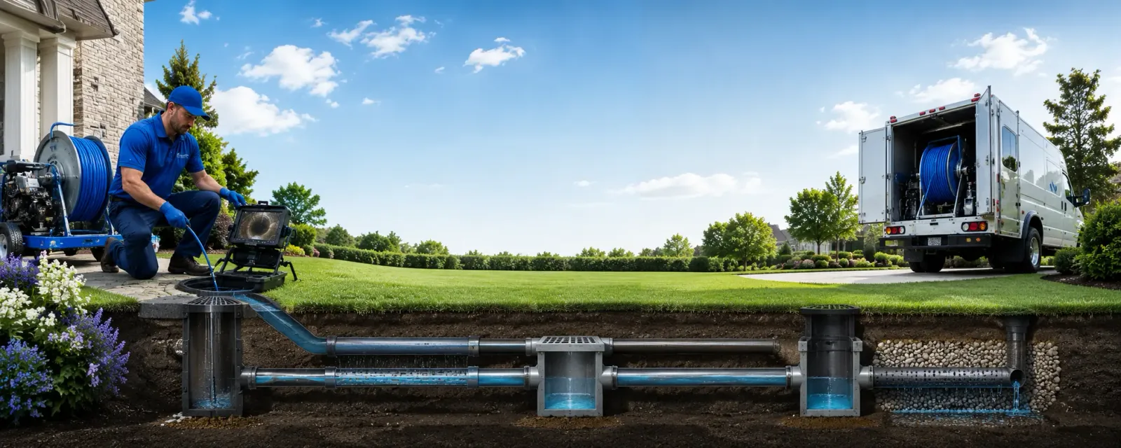 Outdoor drain cleaning information for Lucerne, CA